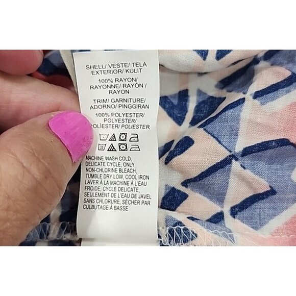 Lucky Brand Halter Top Embroidered Crocheted Lace Strap NWT Women's Small - Picture 7 of 7